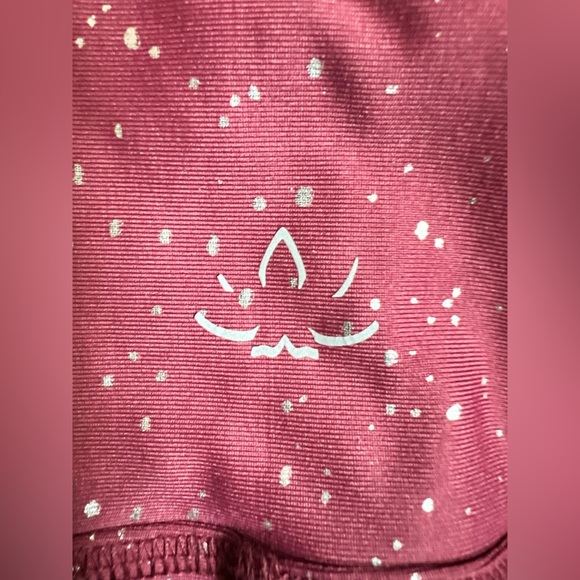 Beyond Yoga Burgundy Silver Ombre Speckled High Waisted Midi Legging Sz S - Picture 4 of 7